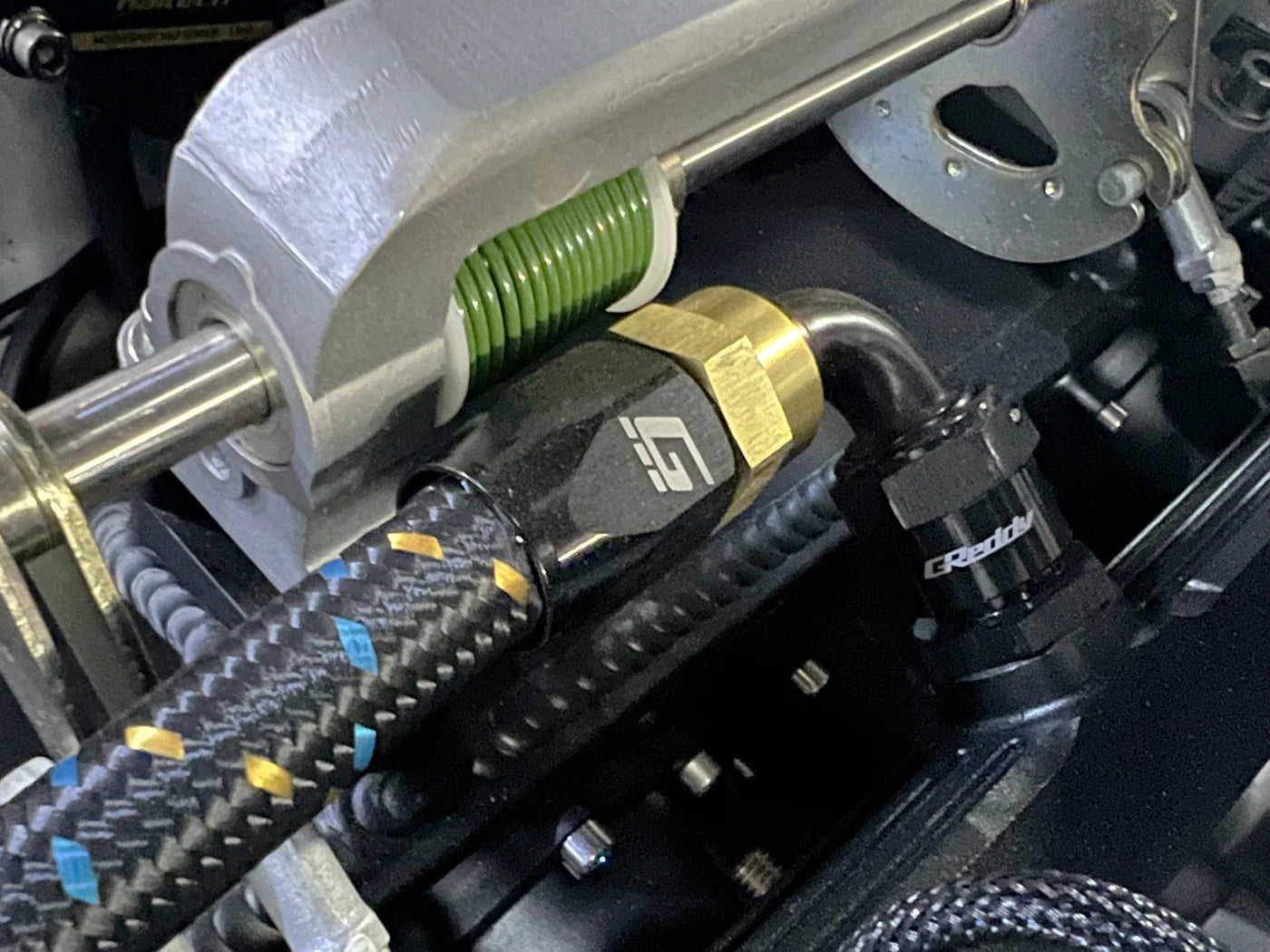 GREDDY - Black & Gold AN Hose End(s) ( Sold Individually )