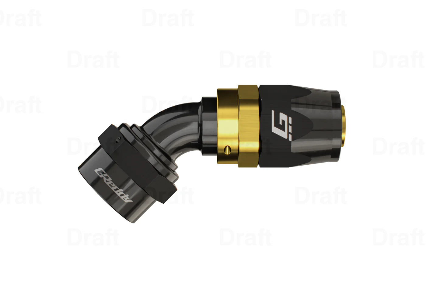 GREDDY - Black & Gold AN Hose End(s) ( Sold Individually )