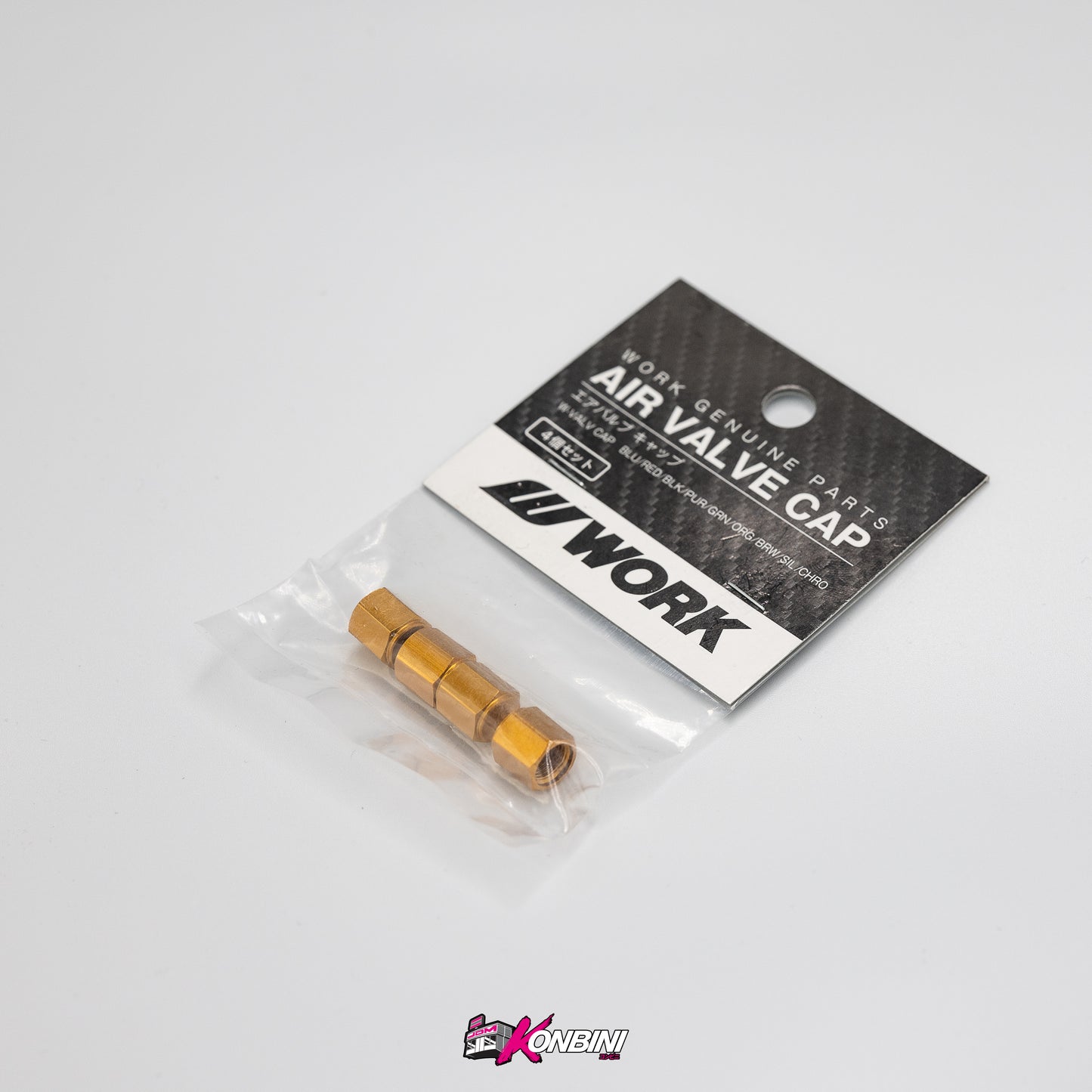 Work Wheels "W" valve cap set of 4