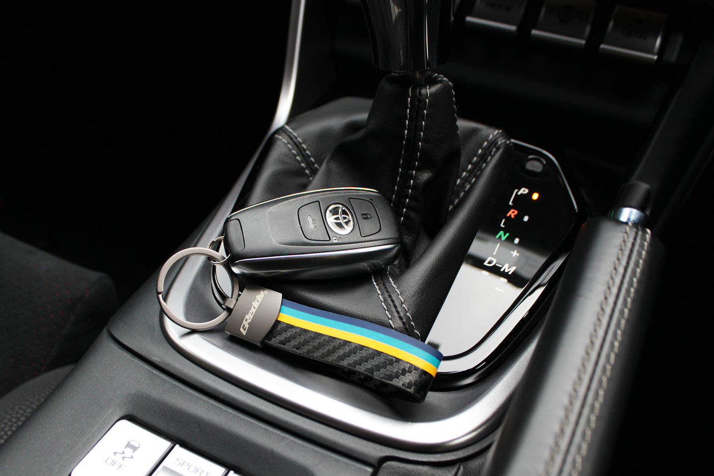GReddy 3-Stripe Keychain