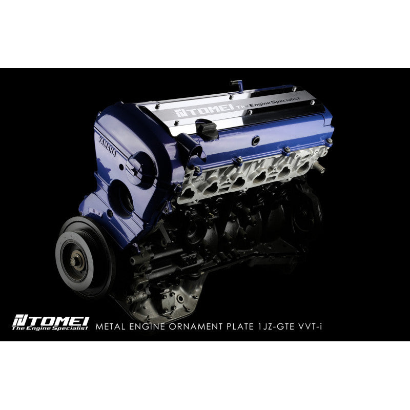 Tomei - METAL ENGINE ORNAMENT PLATE 1JZ-GTE VVT-I