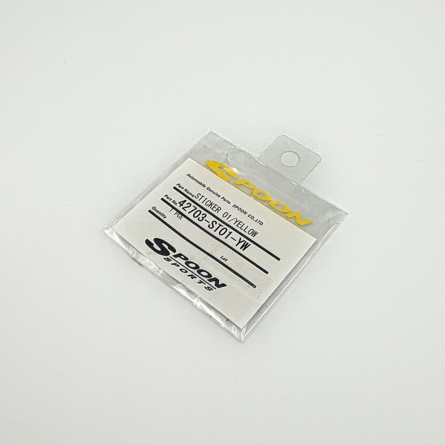 Spoon Sports SW388 Wheel Sticker (42703-ST01-YW) — Single