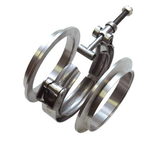 Vibrant Stainless Steel V-Band Flange for 2.25in O.D. Tubing - Female