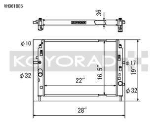 Koyo 06-13 Mazda MX-5 Miata (MT) Radiator
