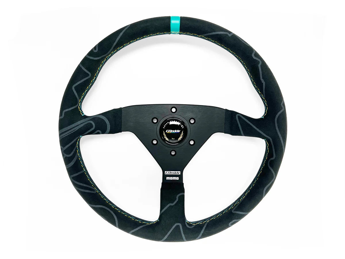 GREDDY - MOMO ALCANTARA MONTECARLO STEERING WHEEL, LIMITED EDITION - (16500211) ( SOLD OUT )