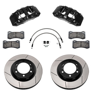 Wilwood 24-25 Toyota Tacoma Front Aero6-DM Big Brake Kit 13.38 In Rotor/w Lines - Black