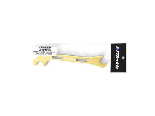 GReddy Angled AN Wrenches - Gold Anodized - AN06
