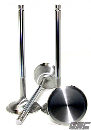 GSC P-D 2022+ Subaru FA24F 29mm Head STD 96.5mm Long Alloy Chrome Polished Exhaust Valve - Set of 8
