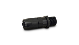 Vibrant -10AN Male NPT Straight Hose End Fitting - 1/2 NPT