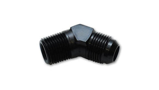 Vibrant -4AN Bulkhead Adapter Tee on Run Fittings - Anodized Black Only
