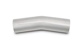Vibrant 3.5in OD T304 SS 15 Deg Mandrel Bend 5in Leg Length (5.5in Centerline Radius)