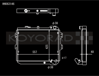 Koyo 83-85  Mazda RX-7 fits 1.1/1.3L MT (Includes GSL-SE Trim)