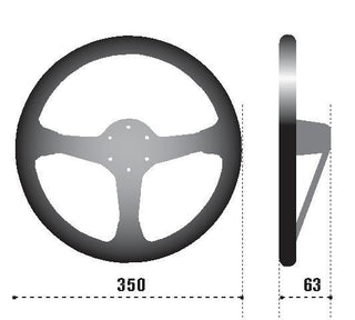 Sparco Steering Wheel L777 Suede Black