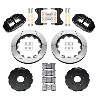 Wilwood 14-19 Chevrolet Corvette C7 Forged Narrow Superlite 6R Front BBK - 14.00 Rotor - Black