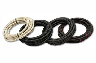 Vibrant SS Braided Flex Hose -10 AN 0.56in ID (50 foot roll)