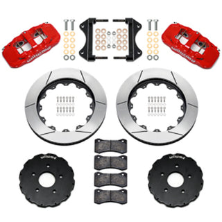 Wilwood 14-19 Chevrolet Corvette C7 AERO6 Front BBK - 14.00 Rotor - Red