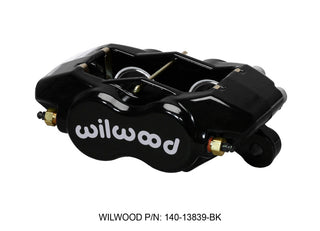 Wilwood Caliper-Forged Dynalite-Black 1.38in Pistons .81in Disc