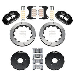 Wilwood 14-19 Chevrolet Corvette C7 Forged Narrow Superlite 6R Front BBK - 13.06 Rotor - Black