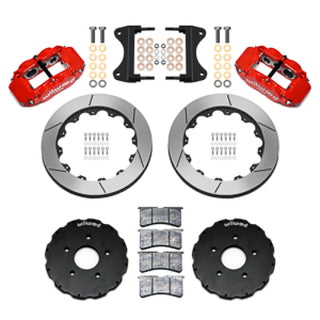 Wilwood 14-19 Chevrolet Corvette C7 Forged Narrow Superlite 6R Front BBK - 13.06 Rotor - Red