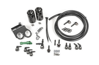 Radium Engineering 15-19 Corvette Z06 Dual Catch Can Kit Fluid Lock