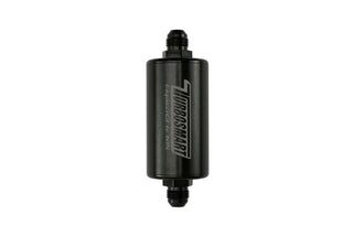 Turbosmart 10um 8AN Inline Fuel Filter - Black