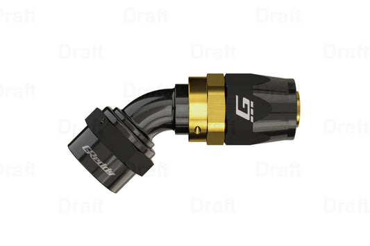 GREDDY - Black & Gold AN Hose End(s) ( Sold Individually )