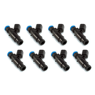 Injector Dynamics 1750-XDS - Dodge 300C SRT-8 6.4L 14mm (Black) BOTTOM Adaptor - Set of 8
