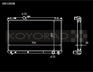 Koyo 96-00 Toyota Chaser JZX100 2.5L Inline 6 Turbo w/ Manual Trans Radiator
