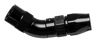Vibrant -3AN 60 Degree High Flow Hose End Fitting for PTFE Lined Hose - Aluminum