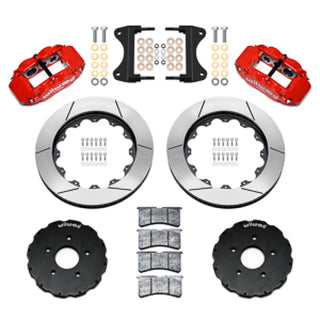 Wilwood 14-19 Chevrolet Corvette C7 Forged Narrow Superlite 6R Front BBK - 14.00 Rotor - Red