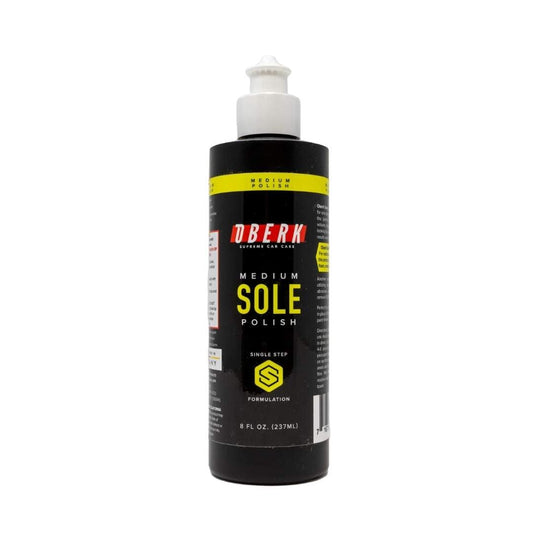 Empty - Labeled Oberk Sole 8oz Bottle