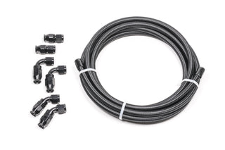 Radium Engineering 8AN Universal PTFE Hose Kit - Black Carbon