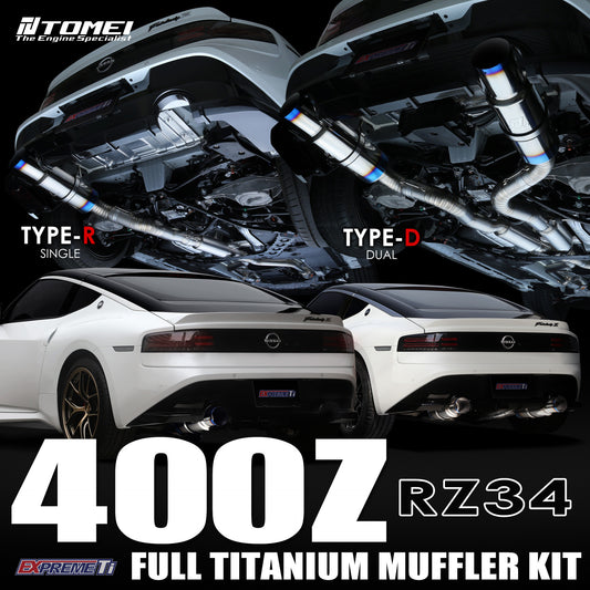 FULL TITANIUM MUFFLER EXPREME Ti 400Z RZ34 TYPE-D