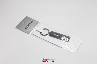 Genuine Nismo Key Holder Key Ring - Black Chrome - KWA10-50TK0