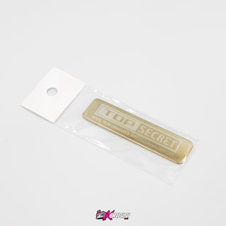 TOPSECRET Gold / Titanium JDM Emblem
