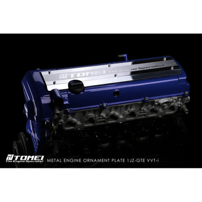 Tomei - METAL ENGINE ORNAMENT PLATE 1JZ-GTE VVT-I