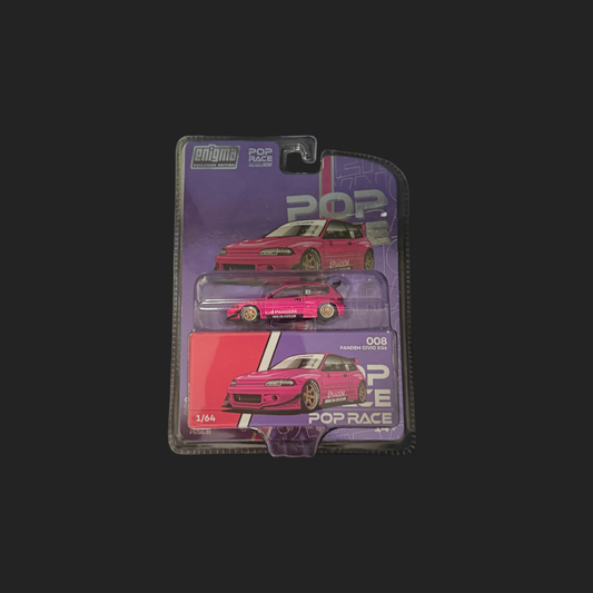 Pop Race × Enigma — Pandem Civic EG6 Pink (PRE008)