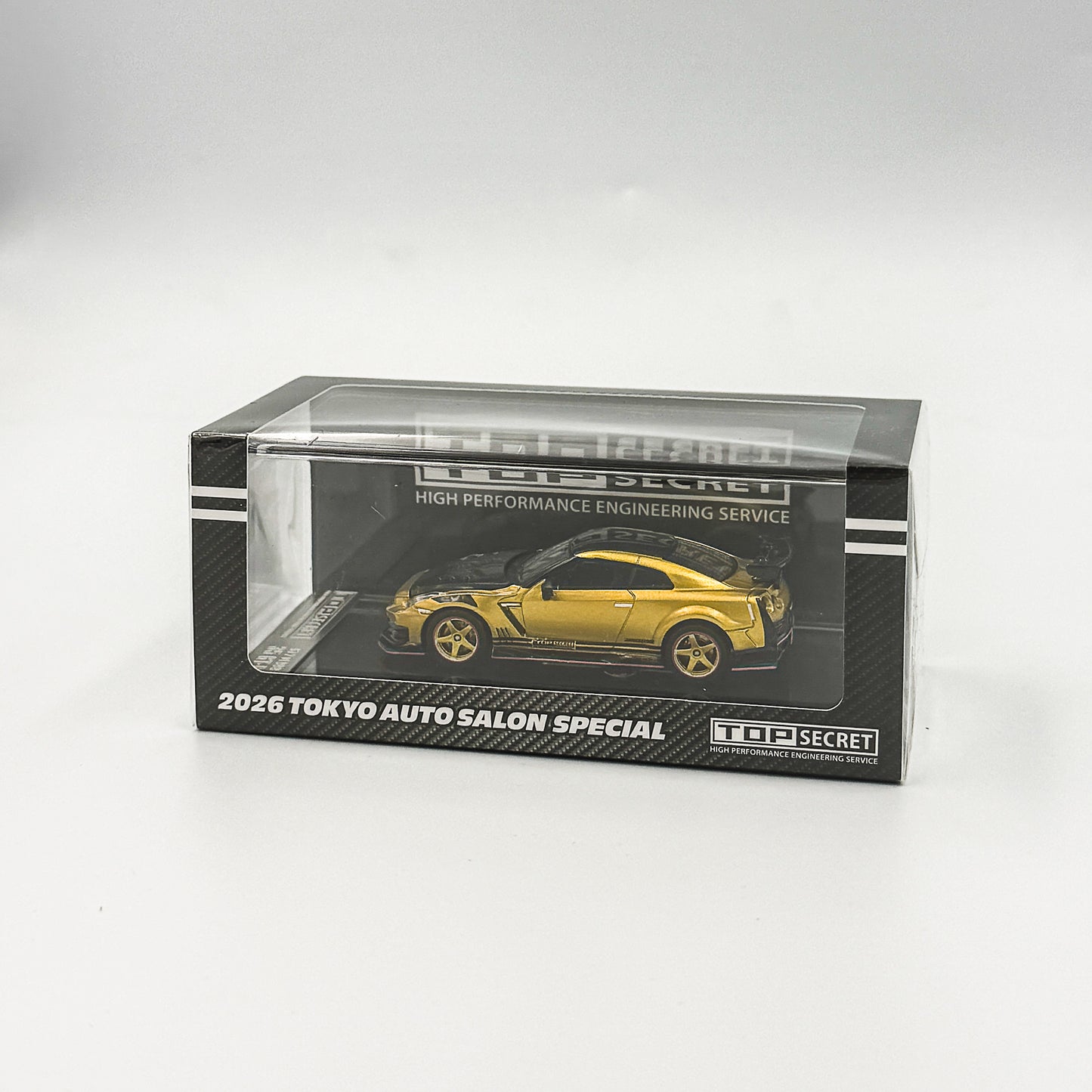 Tokyo Auto Salon 2026 Exclusive TOP SECRET 1/64 Nissan GT-R R35 Diecast Unopened