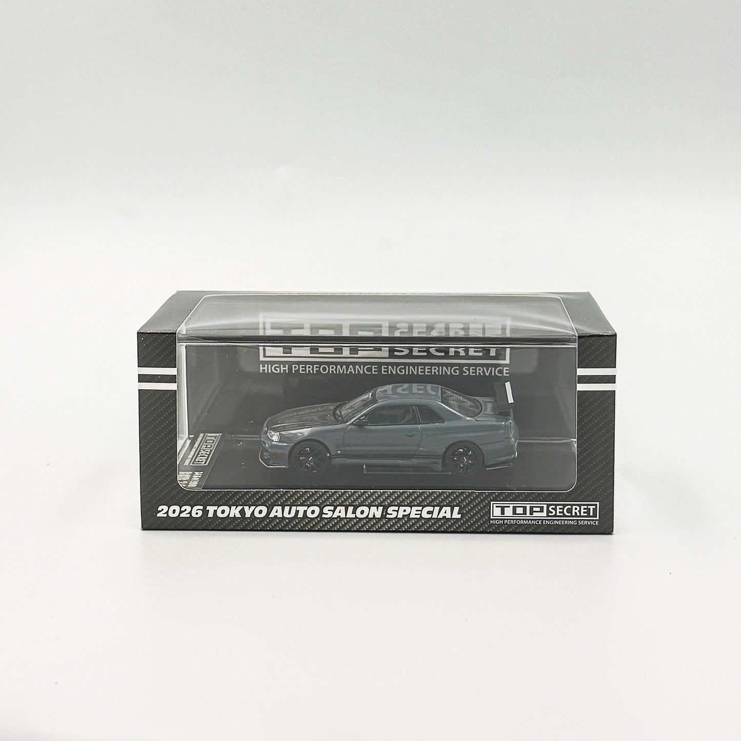 Tokyo Auto Salon 2026 Limited Nissan Skyline GT-R (R34) Gray Top secret
