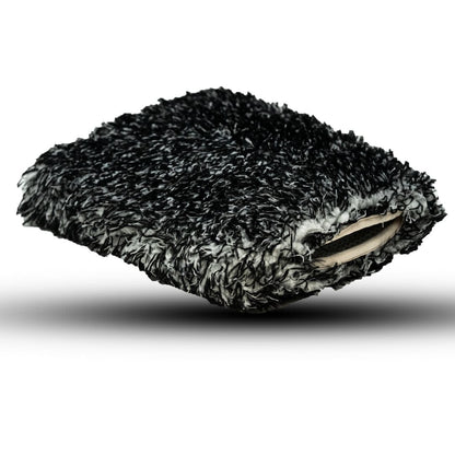 Wash Monster Microfiber Car Wash Mitt – 9"x7" Ultra Plush, Dual-Fiber (1000 GSM)